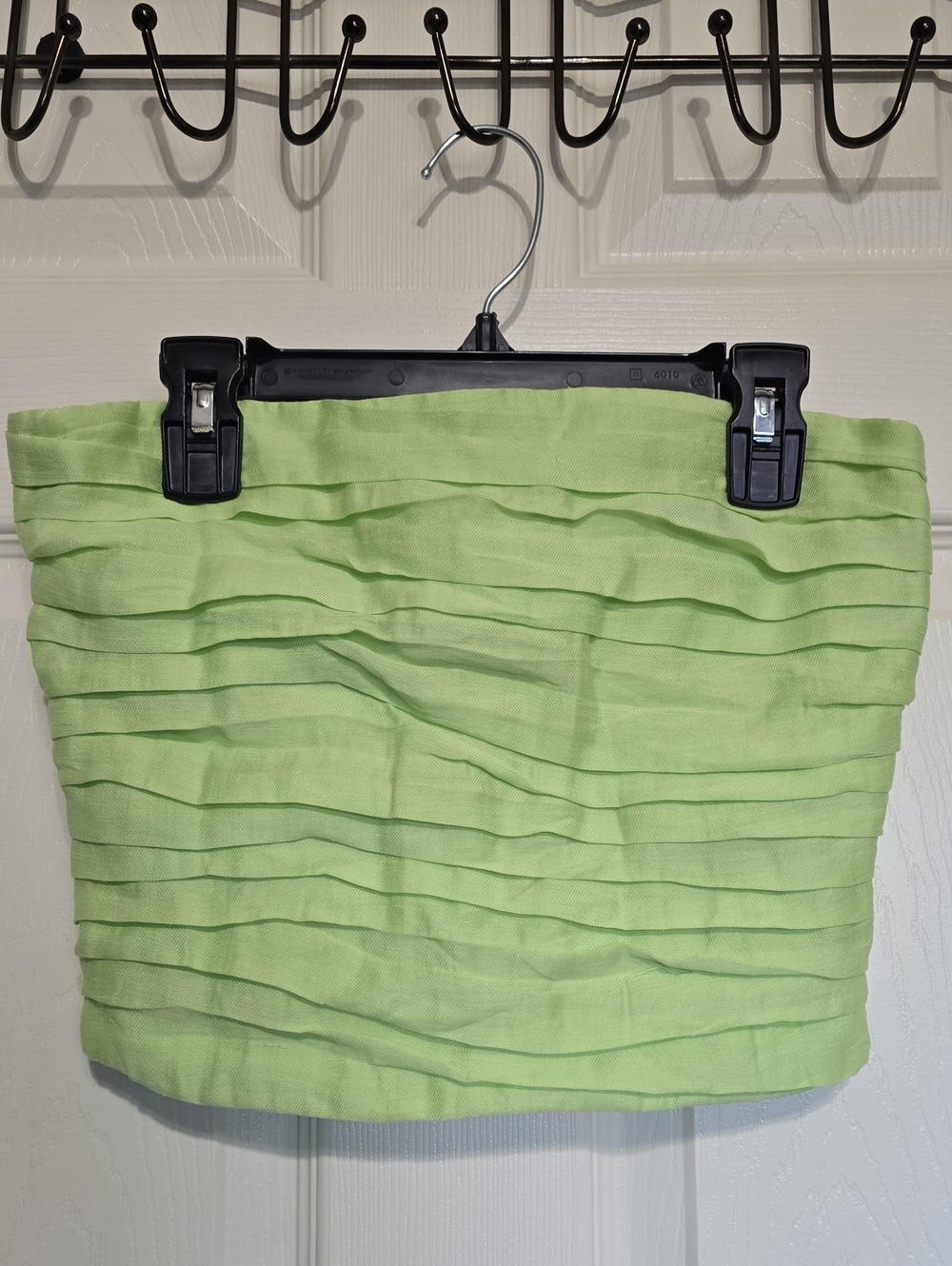 MNG Neon Lime Strapless Bandeau Top